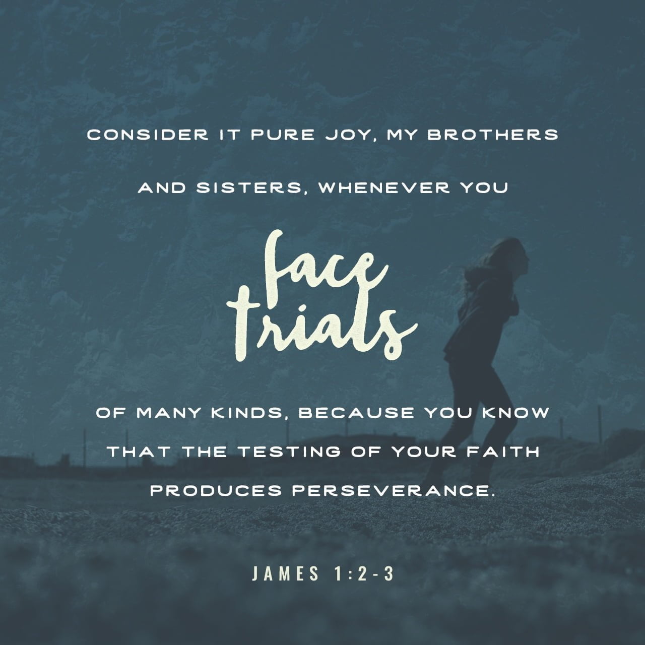 James 1:2-3 NLT