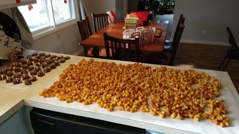 Getting Some Christmas Baking Done