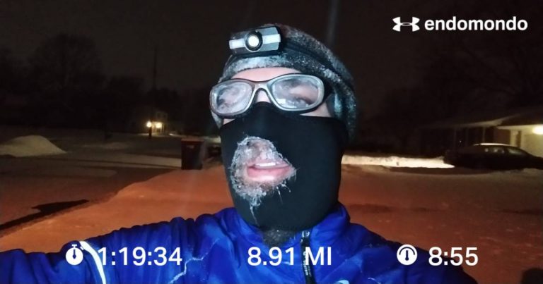 How Do You Stay Warm In Sub-Zero Temps? Run.