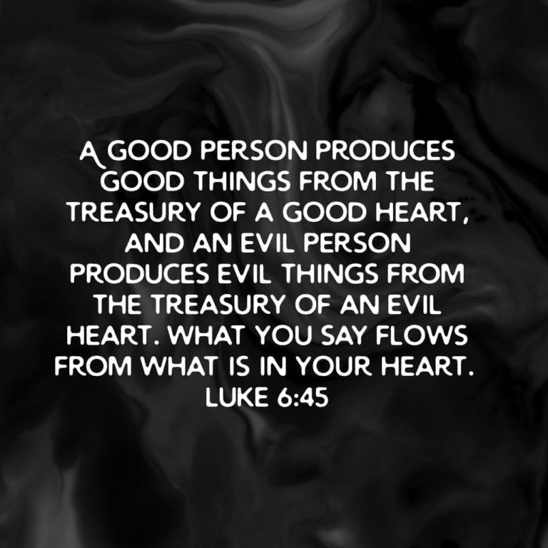 What You Say Is A Reflection Of The State Of Your Heart