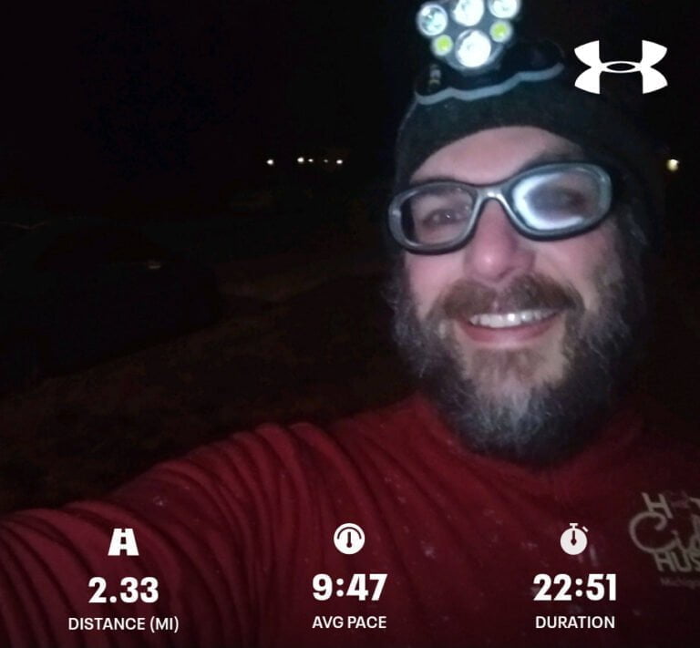 First Snowy Run This Winter